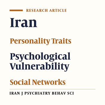 Relationship Between Personality Traits and Psychological Vulnerability: Mediating Role of Smartphone Social Network Usage