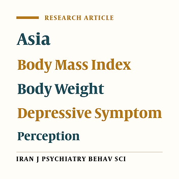 Association Between Body Weight and Weight Misperception and Depressive Symptoms in Southeast Asian Nations (ASEAN) University Students: A Cross-National and Cross-Sectional Survey, 2014 - 2015