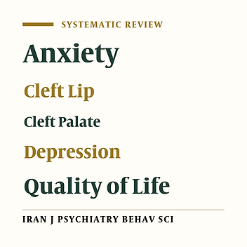 Anxiety, Depression, and Quality of Life in Caregivers of Children with Cleft Lip and Palate: A Systematic Review