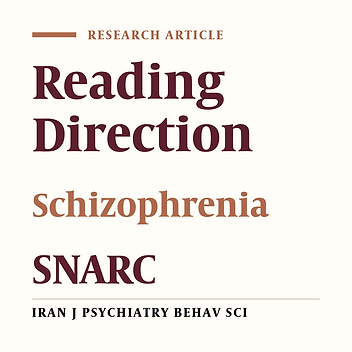 The Effect of Spatial Numerical Association of Response Codes in Healthy Individuals and Schizophrenic Patients with Mixed-Reading Habit