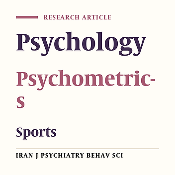 Psychometric Properties of the Persian Version of the Sport Mental Training Questionnaire