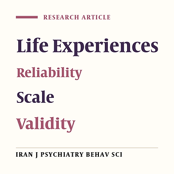 Psychometric Properties of the Persian Version of the Early Life Experiences Scale (ELES)