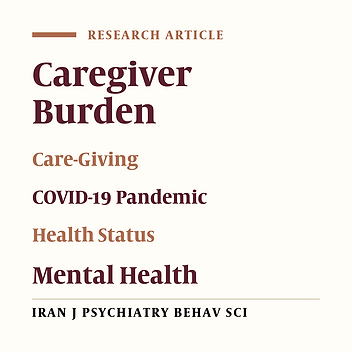 COVID-19 Pandemic and Caregiving of Old Adults with Chronic Nervous System Disease