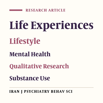Experiences and Perspectives of Patients Treated with Methadone on Mental Health Aspect of Lifestyle: A Qualitative Study