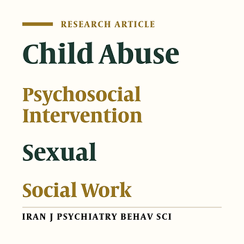 Facilitators and Barriers to Child Sexual Abuse Interventions: A Qualitative Study of Interventions in Iran