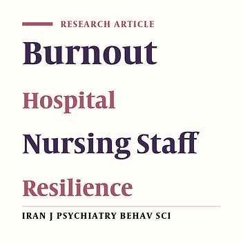 Effect of Resilience Training on Job Burnout of Hospital Nursing Staff