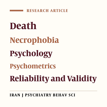 Psychometric Characteristics of the Persian Version of the Revised Fear of Personal Death Scale