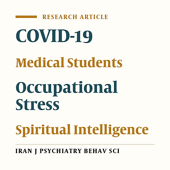 The Effect of Spiritual Intelligence on Occupational Stress Among Medical Interns During COVID-19 Pandemic: A Structural Equation Model