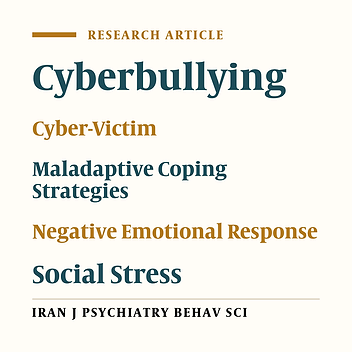 Factors Associated with Negative Emotional Responses and Maladaptive Coping Strategies to Cyberbullying Among Young People in Southernmost Thailand