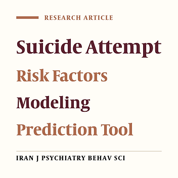 Modeling Suicide Attempt: A Population-Based Case-Control Study