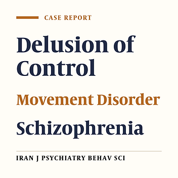 Abnormal Movements Resembling Tic Disorder in a Patient with Schizophrenia: A Case Report