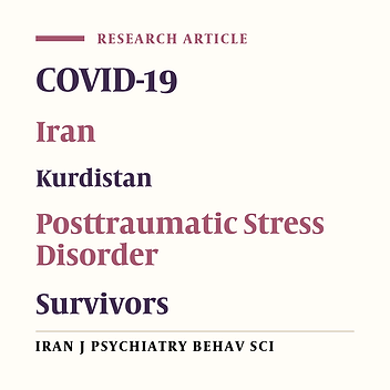 Posttraumatic Stress Disorder and Related Factors Among COVID-19 Survivors Two Years After the Pandemic: A Web-Based Cross-Sectional Survey in Kurdistan, Iran