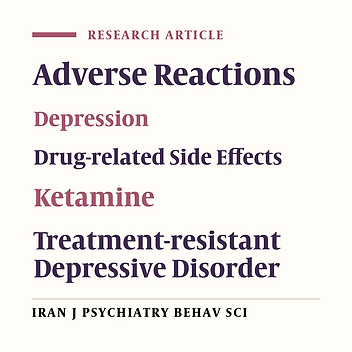 High-dose Versus Low-dose Oral Ketamine on Control and Relapse of Treatment-resistant Depression: A Randomized, Double-blinded Clinical Trial