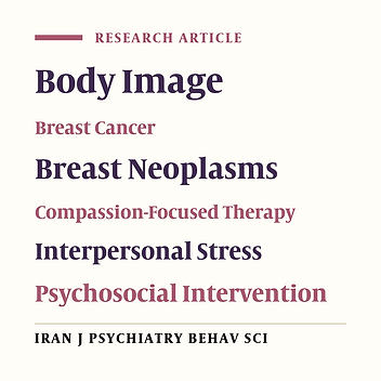 The Effectiveness of Group Compassion-Focused Therapy on Body Image and Interpersonal Stress among Women with Breast Cancer: A Randomized Controlled Trial