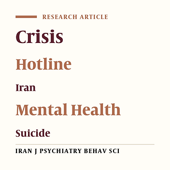 Development, Implementation, and Evaluation of a Psychiatric Crisis Hotline During the Pandemic: A Pilot Study in a Middle-Income Country