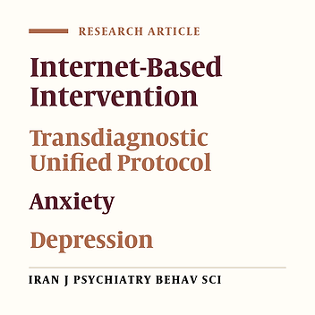 Effectiveness of an Internet-Based Transdiagnostic Unified Protocol Intervention for the Treatment of Depressive and Anxiety Disorders in Women with Threatened Abortion: A Feasibility Study