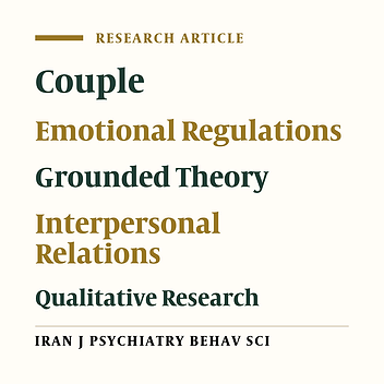 The Role of Interpersonal Emotion Regulation in Couples' Relationships: Grounded Theory