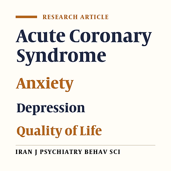 Depression, Anxiety and Quality of Life in Patients with Acute Coronary Syndrome and Their Relationship with Cardiac Functional Class