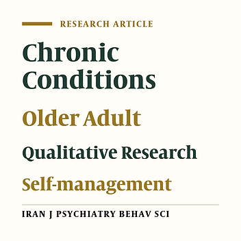 Self-management in Older Adults with Multiple Chronic Conditions (MCCs): A Qualitative Content Analysis