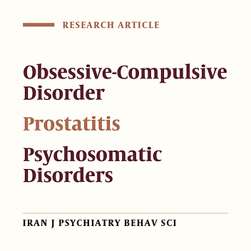 Exploring the Relationship Between Obsessive-Compulsive Disorder and Chronic Prostatitis/Chronic Pelvic Pain Syndrome: A Case-Control Study