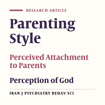 The Impacts of Parenting Style and Perceived Childhood Attachment on Children’s Concept of God