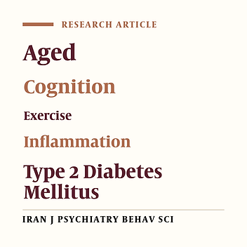 Effect of Exercise Timing on Inflammation and Cognition in Aged Women with Type 2 Diabetes Mellitus: A Randomized Controlled Trial