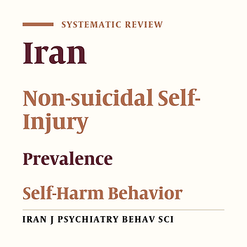 Prevalence of Non-suicidal Self-Injury in the General Population in Iran: A Systematic Review and Meta-Analysis
