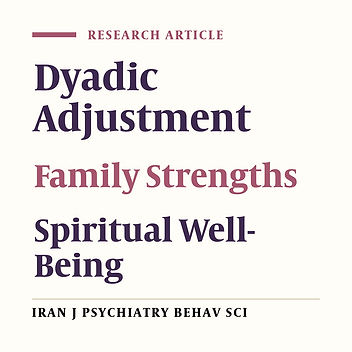 Spiritual Well-Being and Dyadic Adjustment: Mediator Effects for Family Strengths