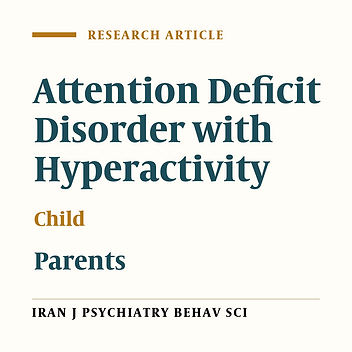 Concurrent Validity of the Behavior Rating Inventory of Executive Function in Children With Attention Deficit Hyperactivity Disorder