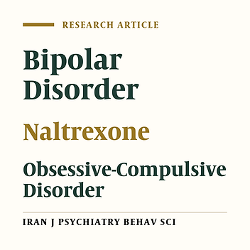 Naltrexone in Obsessive-Compulsive Disorder: an Open- Label Trial