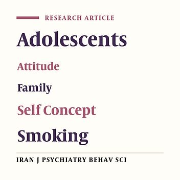 Cigarette Smoking among Iranian Adolescents
