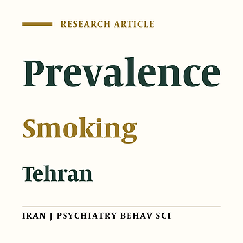 Prevalence of Cigarette Smoking in Tehran: A household study