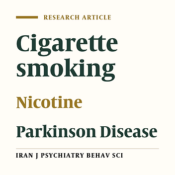 Does Cigarette Smoking Have a Protective Effect Against Parkinson's Disease?