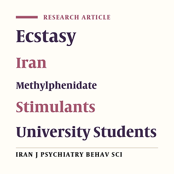 Use of Stimulant Substances Among University Students in Tehran: A Qualitative Study