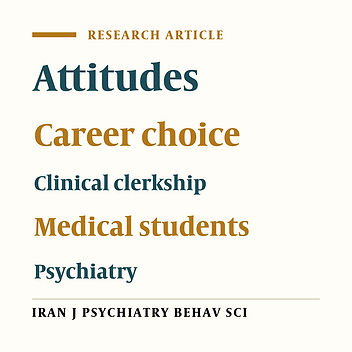 Do Medical Students' Attitudes Toward Psychiatry and Their Intention to Pursue Psychiatry as a Career Change During Psychiatric Attachment?