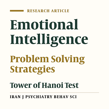 Emotional Intelligence and Problem Solving Strategy: A Comparative Study Basedon