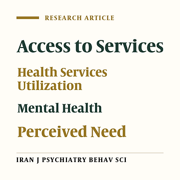 Correlates of Mental Health Service Utilization in Married Women in Tehran 2011