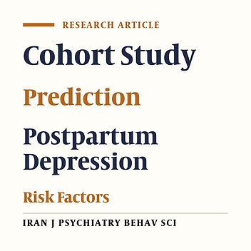 Bio-psycho-socio-demographic and Obstetric Predictors of Postpartum Depression in Pregnancy: A prospective Cohort Study