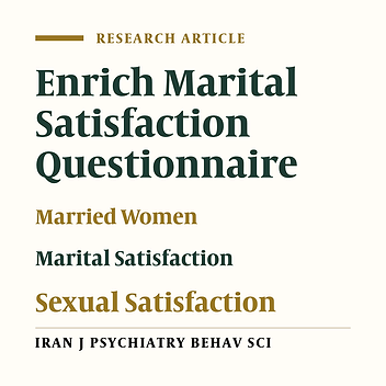 The Relationship between Marital and Sexual Satisfaction among Married Women Employees at Golestan University of Medical Sciences, Iran