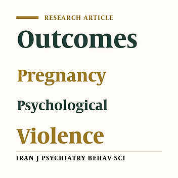 Impact of Psychological Violence on Pregnancy Outcomes in a Prospective Study