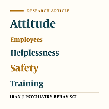 Promoting Individual Learning for Trainees with Perceived High Helplessness: Experiences of a Safety Training Program