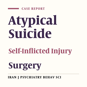 An Atypical Suicide Attempt: Self-Inflicted Intra-Cardiac Injury with Sewing Needle