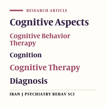 Assessing Negative Automatic Thoughts: Psychometric Properties of the Turkish Version of the Cognition Checklist