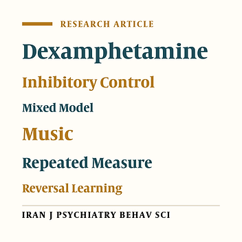 Effects of Dexamphetamine and Music on Reversal Learning