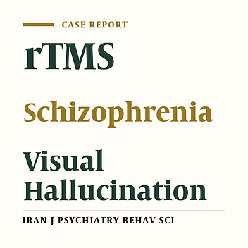 Repetitive Transcranial Magnetic Stimulation in Resistant Visual Hallucinations in a Woman With Schizophrenia: A Case Report