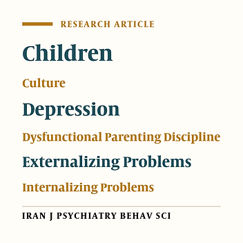 The Impact of Culture on Parenting and Psychopathology in Children: A Comparative Study Between Iran and Germany