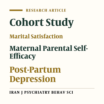 Postpartum Mental Health in First-Time Mothers: A Cohort Study