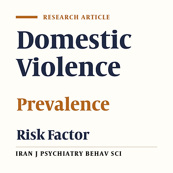 Risk Factors of Domestic Violence in Iran