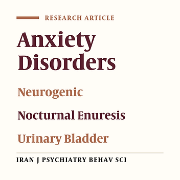 The Relationship Between Child Anxiety Related Disorders and Primary Nocturnal Enuresis