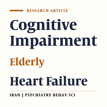 Cognitive Impairment Among Elderly Patients With Chronic Heart Failure and Related Factors